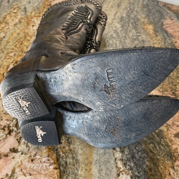 Old Gringo Fairview Crystal Tall 18” Bronze Eagle Boots 
Size 8.5 NWB - Picture 7 of 7